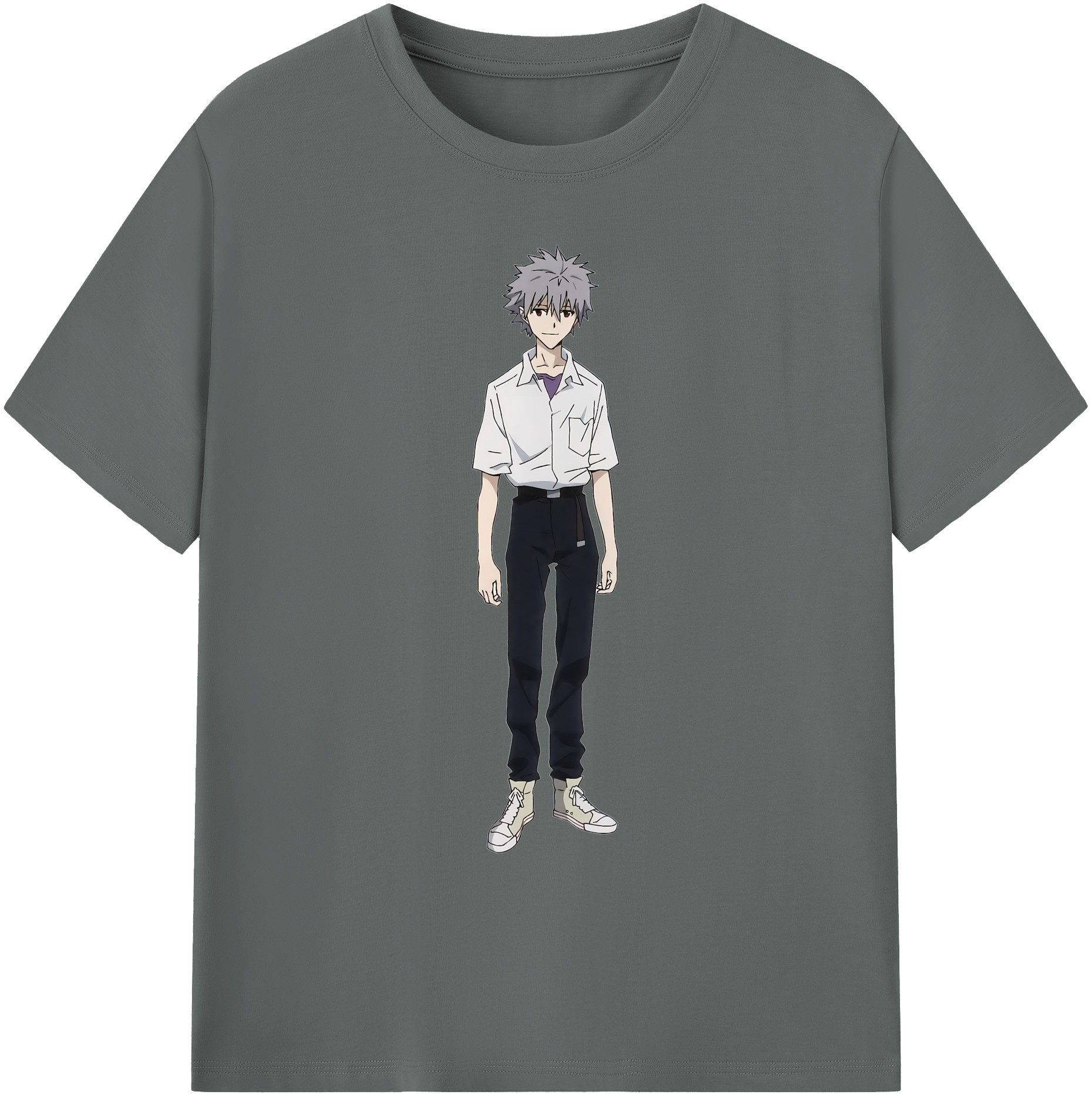 （画像用） EVA 新世紀エヴァンゲリオン 綿100％ メンズ半袖Tシャツ｜肌触りやわらか＆通気性